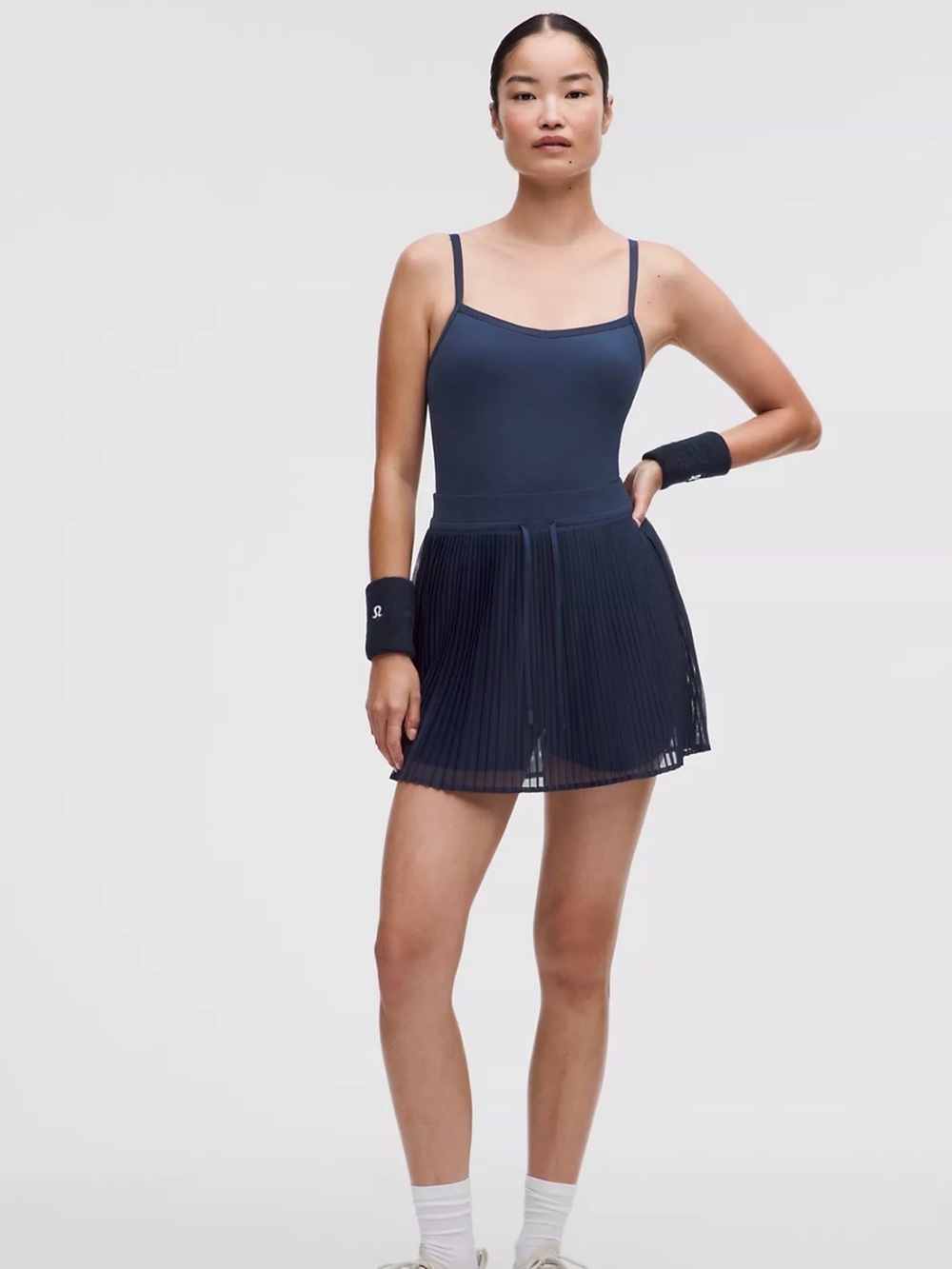 New Lululemon Ace Advantage Cutout Tennis Dress color club blue